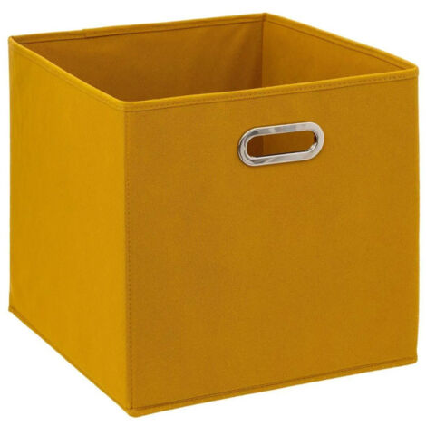 Boîte de Rangement Pliable "Premium" 31x31cm Moutarde