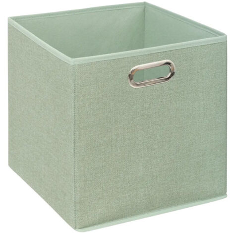 Boîte de Rangement Pliable "Premium" 31x31cm Vert Sauge