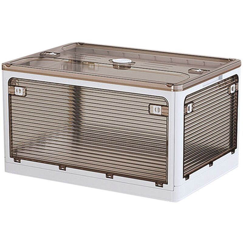 Joybos - Boîte de rangement pliable 28 l multifonctionnelle couleur blanche.