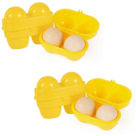 Boîte de rangement portable pour œufs, récipient à grille avec poignée pour réfrigérateur