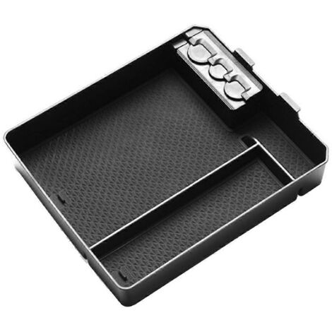 Boîte de rangement pour accoudoir de console centrale de voiture--