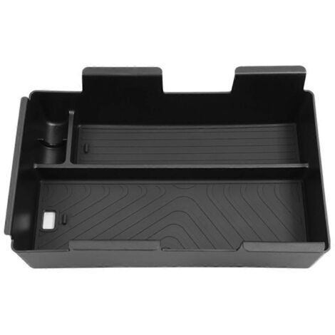 Boîte de rangement pour accoudoir de console centrale, organisateur Tary pour noir