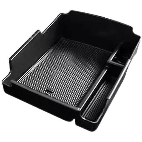 Boîte de rangement pour accoudoir de voiture (modèles 2019-2020), boîte de rangement pour commande centrale, accessoires intérieurs auto, noir
