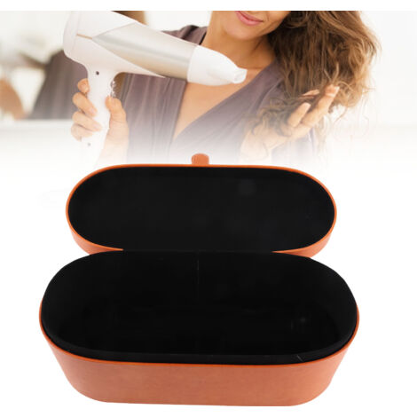 [Boîte de Rangement pour Appareils de Coiffure] Trousses de Voyage pour Coiffure, Sac de Rangement Imperméable Anti-Chocs PU Léger [Un Sac de Transport de Sèche-Cheveux Portable]