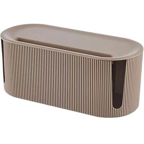 Boîte De Rangement Pour Câbles,boîte De Rangement Pour Câbles,boîte De Rangement Pour Prises Et Câbles Électriques,Rangement Câbles, Chargement Boîtes Câbles Avec Couvercle,pour Dissimuler Mult