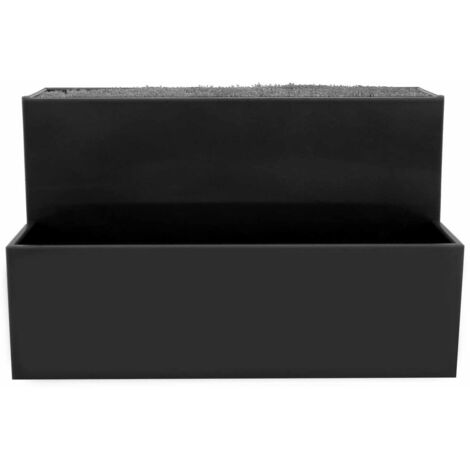 Boîte de Rangement pour Ciseaux et Accessoires de Coiffure Salon - Noir