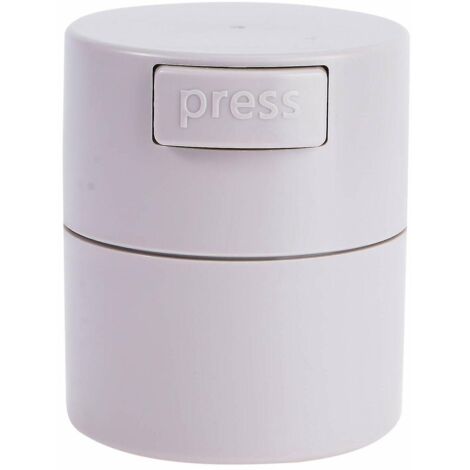 Boîte de rangement pour colle à extensions de cils, pot de rangement portable sous vide - Gris