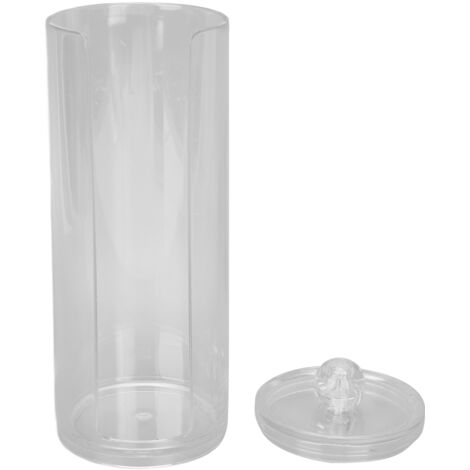 Relaxdays Distributeur coton démaquillant, Boite coton, Range coton