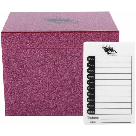 Boîte de rangement pour faux cils acrylique 10 étages, organisateur de maquillage et présentoir à cils