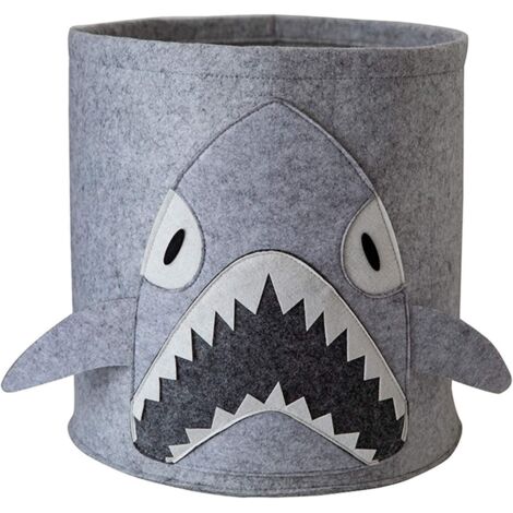 Boîte de rangement pour jouets bébé 35 x 35 cm (requin)