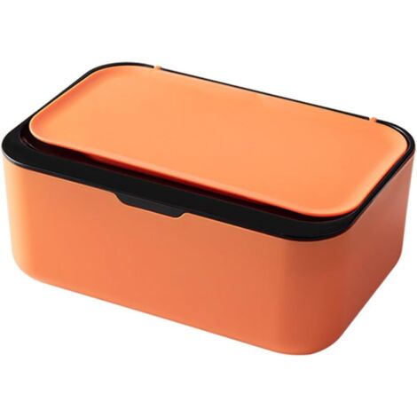 Boîte de rangement pour lingettes humides avec couvercle, grande ouverture, multifonctionnelle