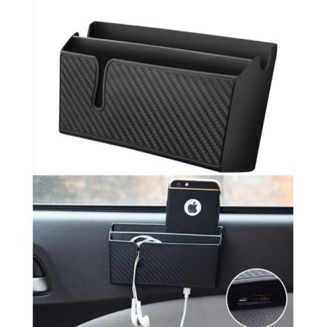 Boîte de rangement pour lunettes de téléphone portable, boîte de rangement en plastique pour siège de voiture