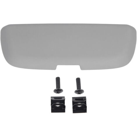 Boîte de rangement pour lunettes de voiture - Organisateur compact pour lunettes de soleil et optiques (Gris foncé)
