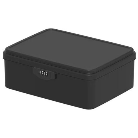 boîte de rangement pour mot de passe,Noir,(33.4 x 26 x 12.6 cm)