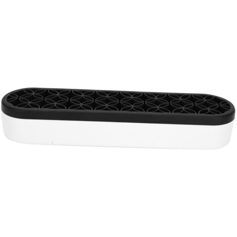 Boîte de Rangement pour Outils de Coiffure - Porte-ciseaux, Brosses à Teinture, Organisateur Noir
