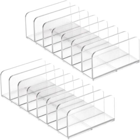 Boîte de rangement pour palettes de fards à paupières et de poudres, présentoir à maquillage et à blush, boîte de présentation de bureau à plusieurs compartiments