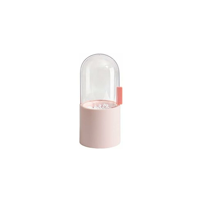 Boîte de rangement pour pinceaux cosmétiques en cristal transparent (rose)-Fei Yu