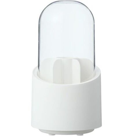 Boîte de rangement pour pinceaux cosmétiques, porte-stylos rotatifs pour étudiants, papeterie, blanc, support de brosse à cheveux pour salle de bain, organisateur de maquillage, support de