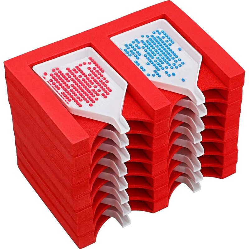 Boîte de rangement pour plateau de peinture diamant, modèle à 16 compartiments, plateau pour fournitures de peinture diamant, étagère de rangement en