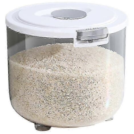 Boîte de rangement pour riz et céréales, étanche à l'humidité et aux fuites, idéale pour la cuisine.