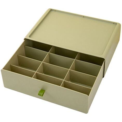 minifinker Boîte de rangement pour sous-vêtements Boîte de rangement de  sous-vêtements en plastique, tiroir meuble rangement Vert