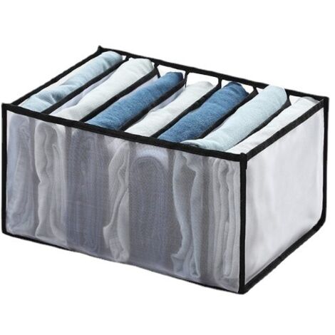 Boîte de rangement pour sous-vêtements, boîte de rangement pour chaussettes pliable, boîte de rangement pour tiroir, peut stocker des soutiens-gorge, des chaussettes, des culottes