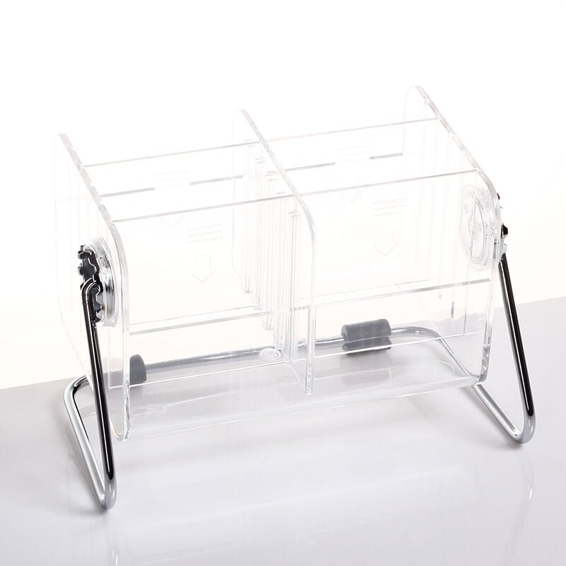 Fei Yu - Boîte de rangement pour télécommande en acrylique transparent à usage domestique, boîte de rangement pour télécommande rotative à 360