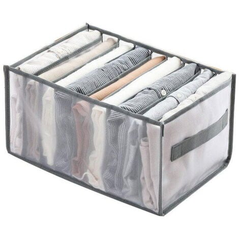 66L BoîTe de Rangement pour VêTements Pliable Organisateur de Placard PVC  Cadre MéTallique Transparent Bagage Conteneur