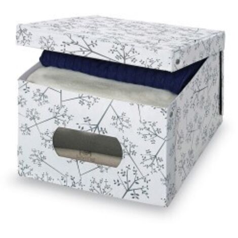 Boîte de rangement pour vêtements en vinyle l bon ton 39x50x24cm