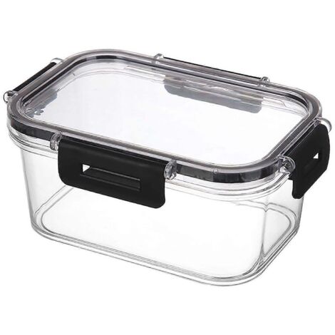 Boîte de rangement rectangulaire hermétique pour réfrigérateur et cuisine, épaisse