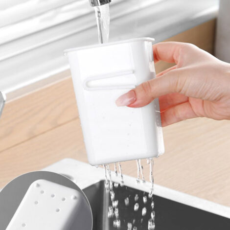 Boîte de rangement réfrigérateur avec drainage, pour porte latérale et garde-manger, plastique durable, compartiment étanche et compact, optimise l'espace