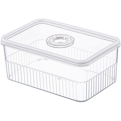 Boîte de Rangement Réfrigérateur Hermétique Transparente pour Fruits et Légumes