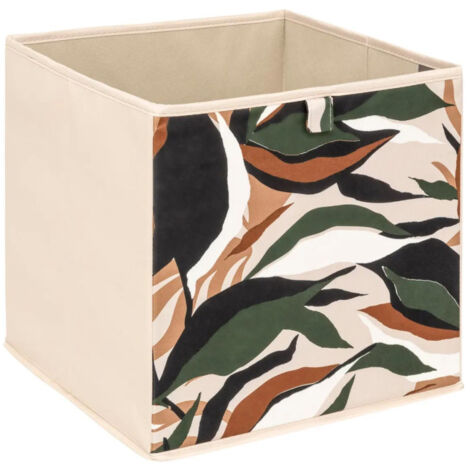 Boîte de Rangement Réversible "Lauria" 31x31cm Beige