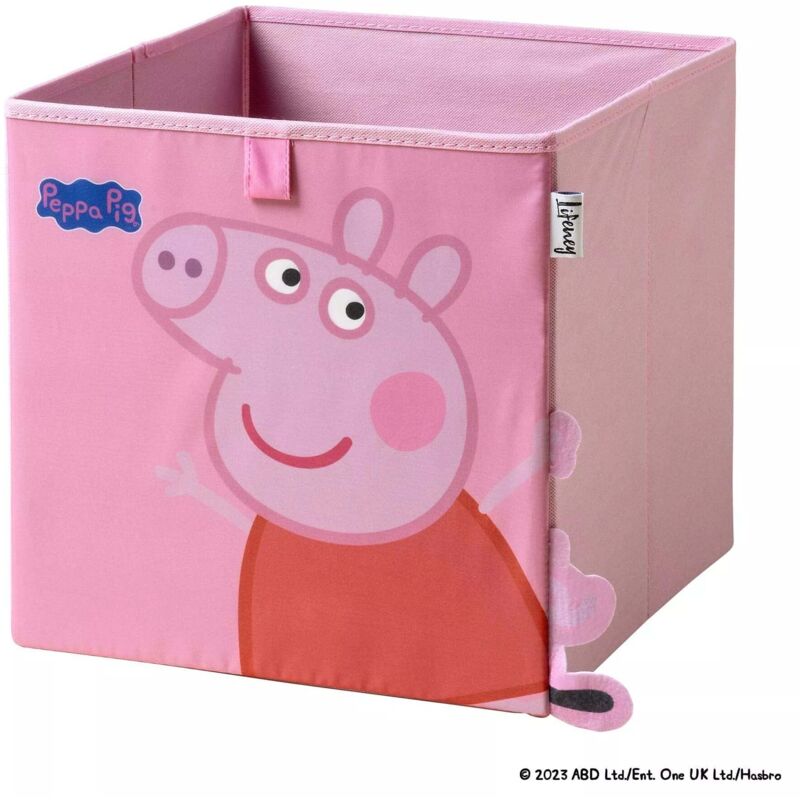 Boîte de rangement rose Peppa compatible Kallax Lifeney Peppa Pig