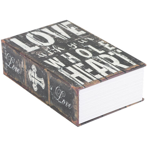 Boîte de Rangement Secrète pour Livre avec Serrure à Combinaison - Idéale pour Bijoux et Argent