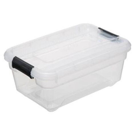 Boîte de Rangement "Solutions" 4L Transparent
