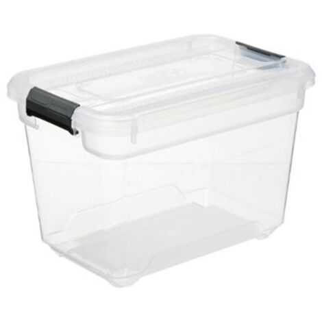 Boîte de Rangement "Solutions" 6,4L Transparent