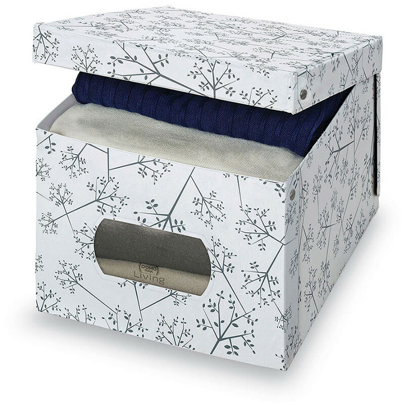 EDM - Boite De Rangement Textile Xl Bon Ton 42x50x31cm