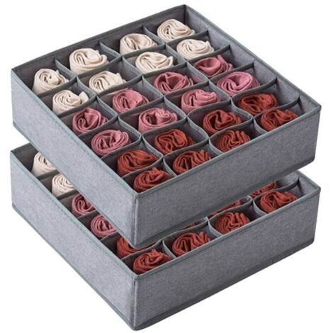 Boîte de Rangement - Tissu Oxford - Pliable - Lavable - 2Pcs