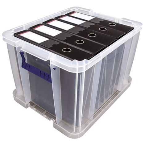 Boite de rangement Transparent Verrouillable 36L, 31.5cm x 47.5cm x 38cm ( Prix pour 1 )