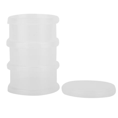 Boîte de Rangement Transparente pour Art des Ongles - 3 Étages, Organisateur de Séquences de Décoration