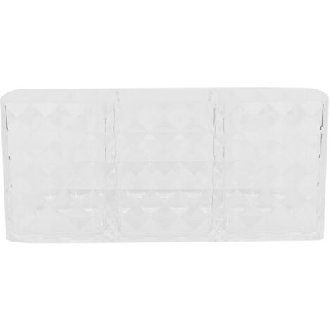 Boîte de Rangement Transparente pour Cosmétiques - Organisateur Pinceaux, Rouge à Lèvres et Eye-liner