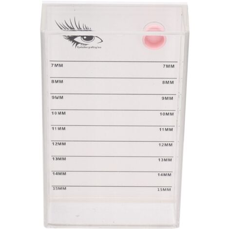 Boîte de Rangement Transparente pour Faux Cils et Colle - Présentoir Maquillage