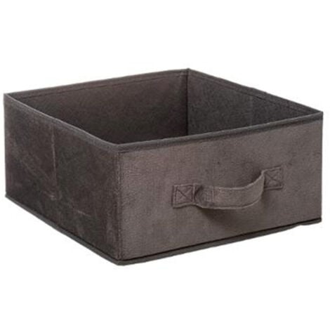 Boîte de Rangement Velours "Mix N Modul" 31x31cm Gris Foncé