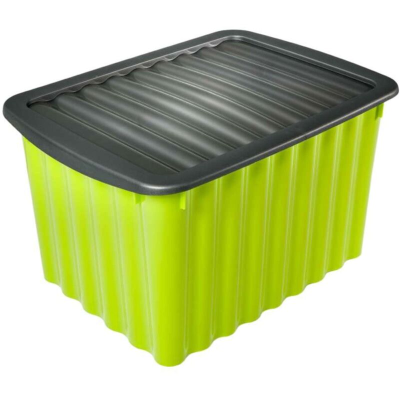 Boîte de rangement en plastique avec couvercle 40x30x23cm 1 pièce