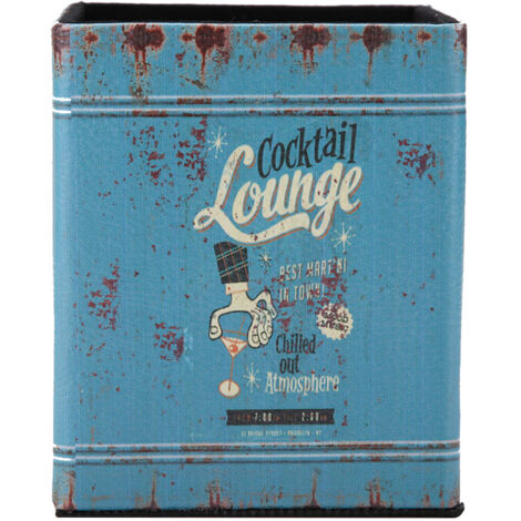 Boîte de Rangement Vintage Carrée Grande Capacité pour Bijoux et Stylos