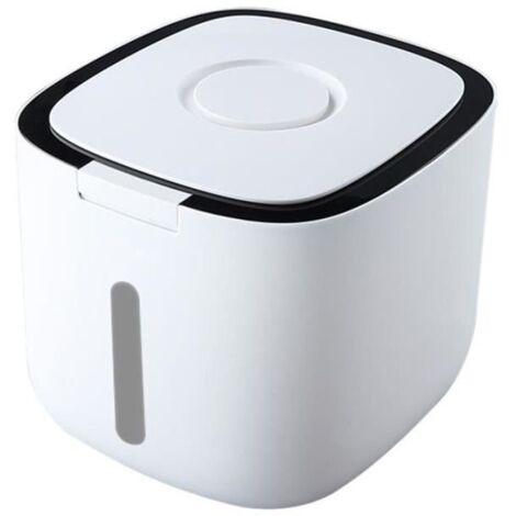 Boîte de rangement,Boîte de rangement de riz de cuisine 5-10kg, en plastique scellé, étanche aux insectes, seau - Type Black-5kg