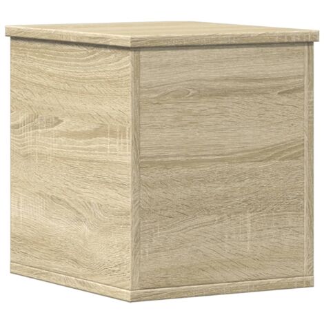 Boîte de rangement,Coffre de rangement chêne sonoma 30x35x35 cm bois d'ingénierie CFW286848