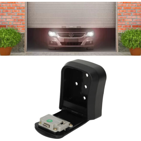 Boîte de Sécurité Porte-clés ABS à Montage Murale, Coffret de Stockage avec Serrure à Code 4 Digits Imperméable Capacité 5 Clés