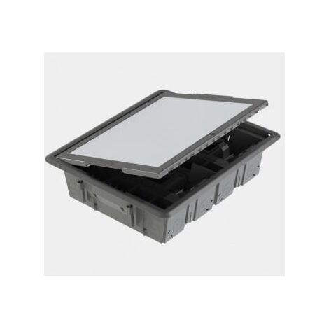 BOITE DE SOL 32P COUVERCLE INOX GEWISS GW24617